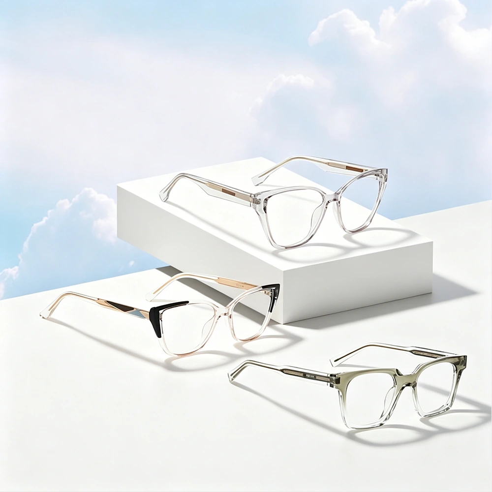 Lunettes à branches en fil de fer coloré