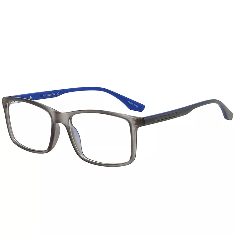 TR90 Elite Rectangle Business Style Metal Inlay Glasses