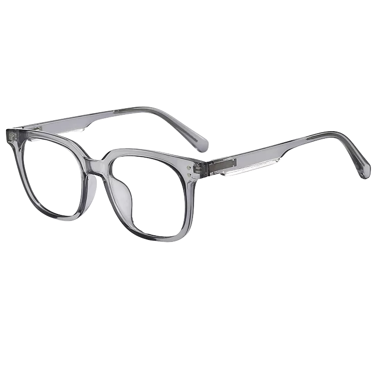 Lunettes carrées transparentes TR90, montures flexibles
