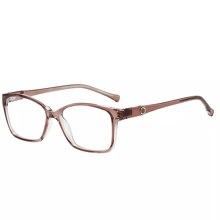 Lunettes flexibles TR90 de couleur transparente pastel tendance